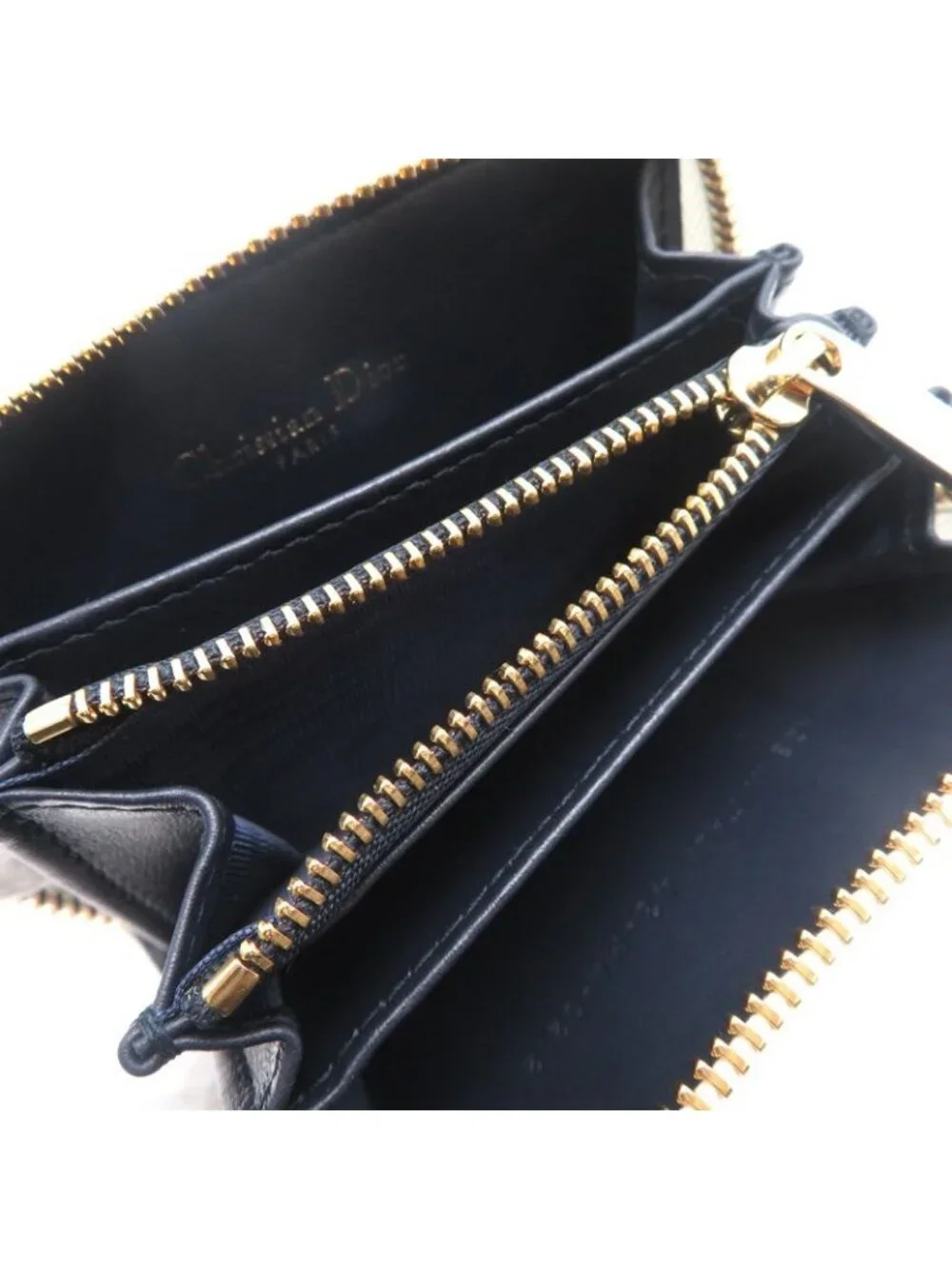 Christian Dior Coin Compact Wallet Case